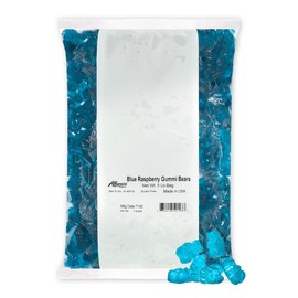 Albanese Candy, Blue Raspberry Gummi Bears, 5-pound Bag
