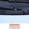 DIYUCAR Left and Right Windscreen Wiper Trim Replacement Part Compatible