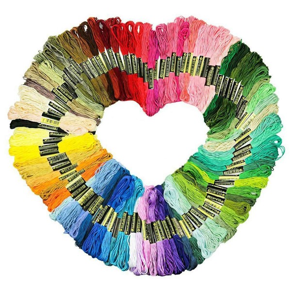 Pulsera de hilo de bordar de color arcoíris con hilo de punto de cruz para la amistad, hecha a mano, hecha a mano, de alta calidad, multicolor, Multicolor, 1