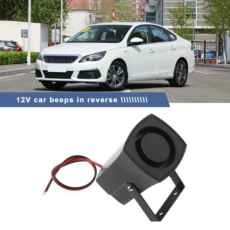 ECSiNG 12V Reversing Buzzer Car Reversing Alarm Back Up Horn