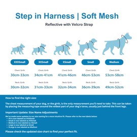 BullyBillows Step-In Dog Harness With Handle | Small BREED/PUPPY Harnes With Padded Lining & Highly Reflective Dog Harness | Purple | Medium