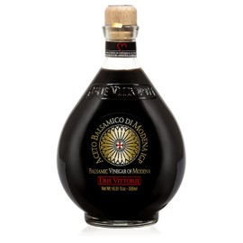 Due Vittorie Oro Gold Balsamic Vinegar of Modena. Highest score from The Consortium of Modena - 16.91fl oz / 500ml - Pack of 1
