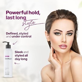 Image Gelaqua Hair Gel – Gel Hidratante Para Peinar Con Fijación Media Para Peinados Naturales Y Flexibles – Fórmula No Pegajosa – Control Del Frizz Y Brillo (237 Ml)