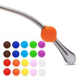 Glasses Ear Grips  Silicone Anti-Slip Eyeglass Temple Tip Sleeve Retainer Comfort For Spectacle Sunglasses Reading Glasses(Black L-10pairs) - Color: Multicolor-m