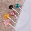 60Pcs Lollipop Resin Charms Transparent Lollipop Charms Candy Slime Beads