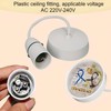 Ahad Trader Ceiling Rose Pendant Bulb Holder Plastic Pendant Size