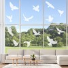 JUNART 16 Pcs Anti-Collision Window Stickers, Bird Shape Window Decals,