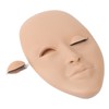Eyelash Mannequin Head Makeup Lash Extension Training Practice Head with