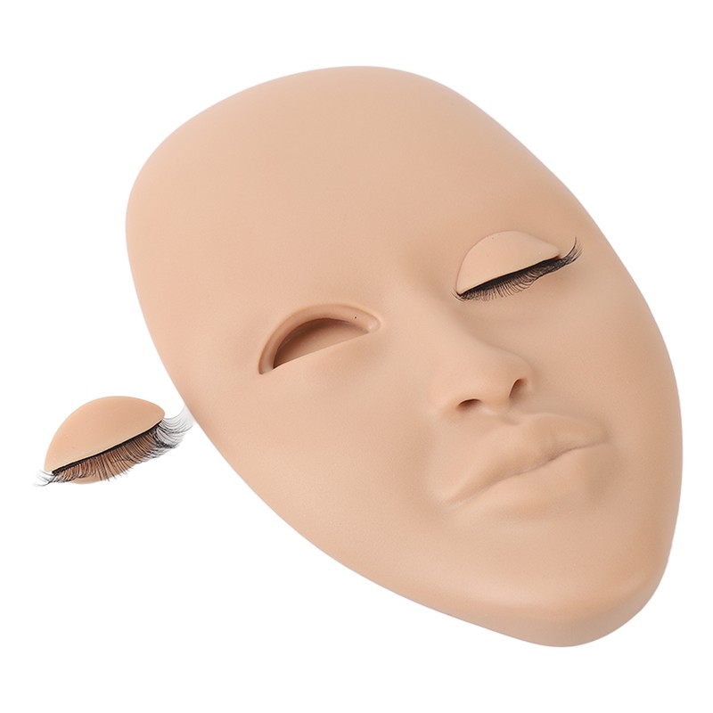 Eyelash Mannequin Head Makeup Lash Extension Training Practice Head with