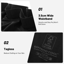 BAMBOO COOL Mens Underwear Ultra Soft Performance Men's Briefs with Pouch Tag-free No Fly underpants for Men