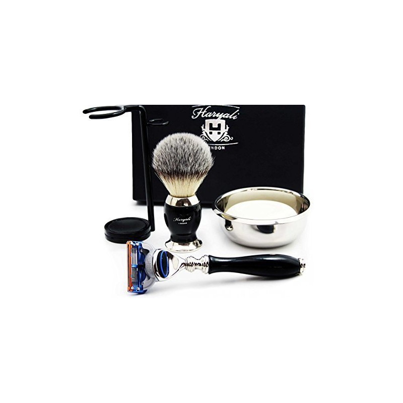 5 pieces shaving kit gift for men (5 edge razor,