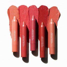 Nature Republic By Flower Eco Crayon Lip Velvet No. 2 Pink Breeze NG1576 / 바이플라워 에코 크레용 립 벨벳 2호 핑크 브리즈 NG1576