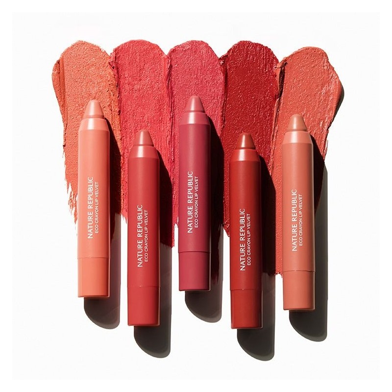 Nature Republic By Flower Eco Crayon Lip Velvet No. 2