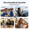 Aprilmin Portable Handheld Turbo Fan with Ice Cooling,rechargeable soccer fan,Powerful