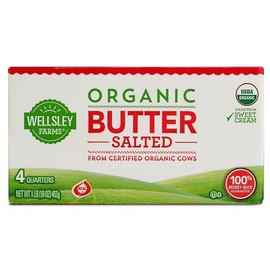Wellsley Farms Organic Salted Butter, 2 pk./1 lb.