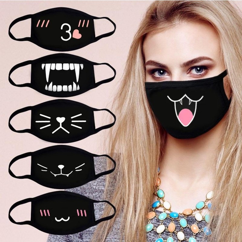 Pack of 6 Cute Masks, Dust Masks, Creative Pattern Masks,