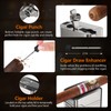 Scotte Cigar Lighter, Torch Lighter 4 Jet Flame, Refillable Butane