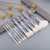 Kingtree - Juego de 10 brochas de maquillaje con mango
