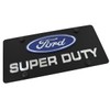 Ford Super Duty placa de licencia en acero negro