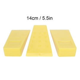 QANYEGN 3Pcs 5.5in Plastic Felling Wedges for Tree Cutting with Chainsaw Accessories for Tree Climbing Spikes, Chainsaw Sharpening Jig, Stump Removal