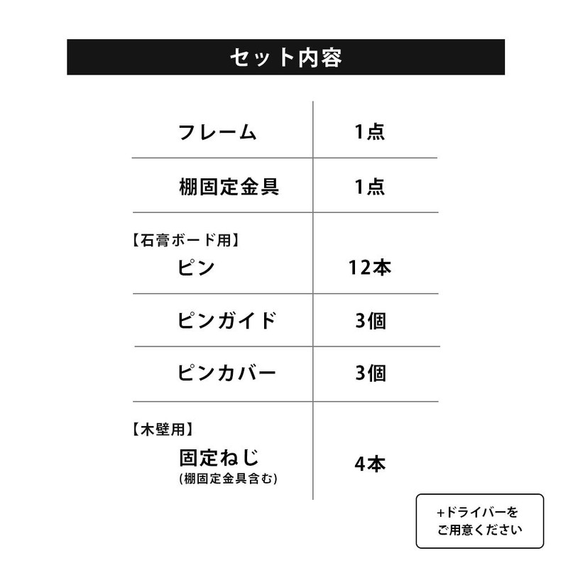 Heian Shindo LABRICO WPK-64 Wall Shelf, Triangle Frame, S, Shelf