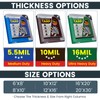 TICONN Heavy Duty Tarp Cover, Extra Thick Tarps Waterproof Tear