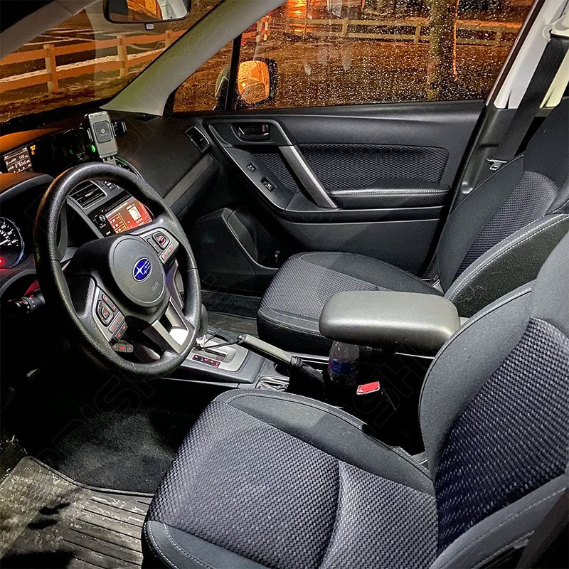 BRISHINE White Interior LED Lights Kit for Subaru XV Crosstrek