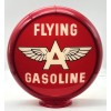 FLYING A GASOLINE "Red background" 13.5" Gas Pump Globe -