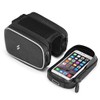 VOANZO Large Capacity Bicycle Frame Bag, 6 Inches Cellphone TPU
