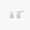 Gold&Deer 14K Goldfield Mini Cubic Ball Point Earrings Rose Gold