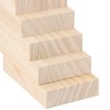 LEXININ 10 PCS Unfinished Wood Blocks, 5 x 3 x