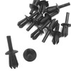 A ABSOPRO 5mm Rivet Engine Trim Fastener Panel Retainer Clips