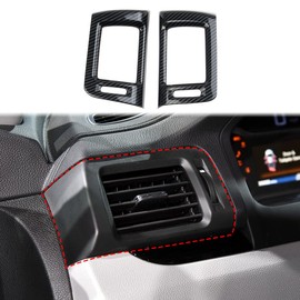 Carbon Fiber Dashboard Air Vent AC Outlet Cover Trim For 2016-2022 Honda Pilot For 2017-2024 Ridgeline For 2019-2024 Passport