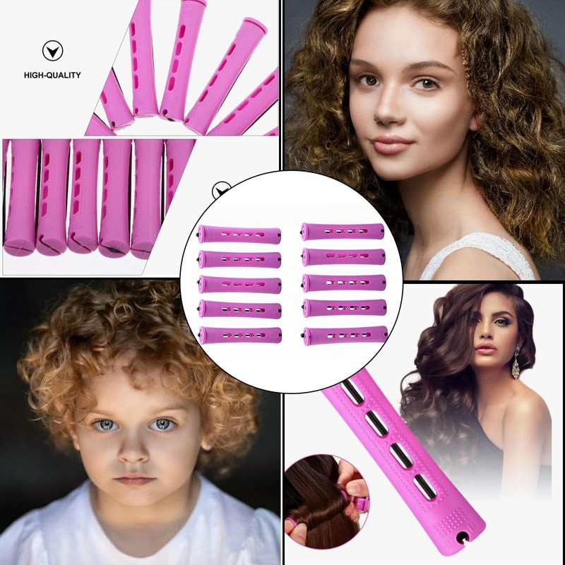 61Pcs Perm Rods Kit,30 Perm Rods 30 Perm Papers Perming