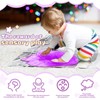 Weewooday 2 Pcs Baby Sensory Scarf and Foil Blanket Set,