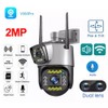 Dual Lens Outdoor PTZ WiFi Security Camera – 1080P/4MP Resolution,