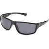 Coyote Eyewear P-37 Sportsman's Polarized Sunglasses, Black Frame, Gray Lens