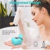 TIKA Silicone Bath Brush w Soap Dispenser-Body Scrubber, Handheld Hygiene