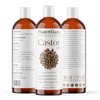 Castor Oil 16 fl. oz. Unrefined, 100% Pure Natural Hexane-Free,