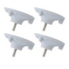 4pcs Elder Shower Chair Replacement Feet Large Suction Cups Rubber