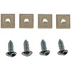 Dorman 49258 License Plate Screw Kit, 4 Pack Universal Fit