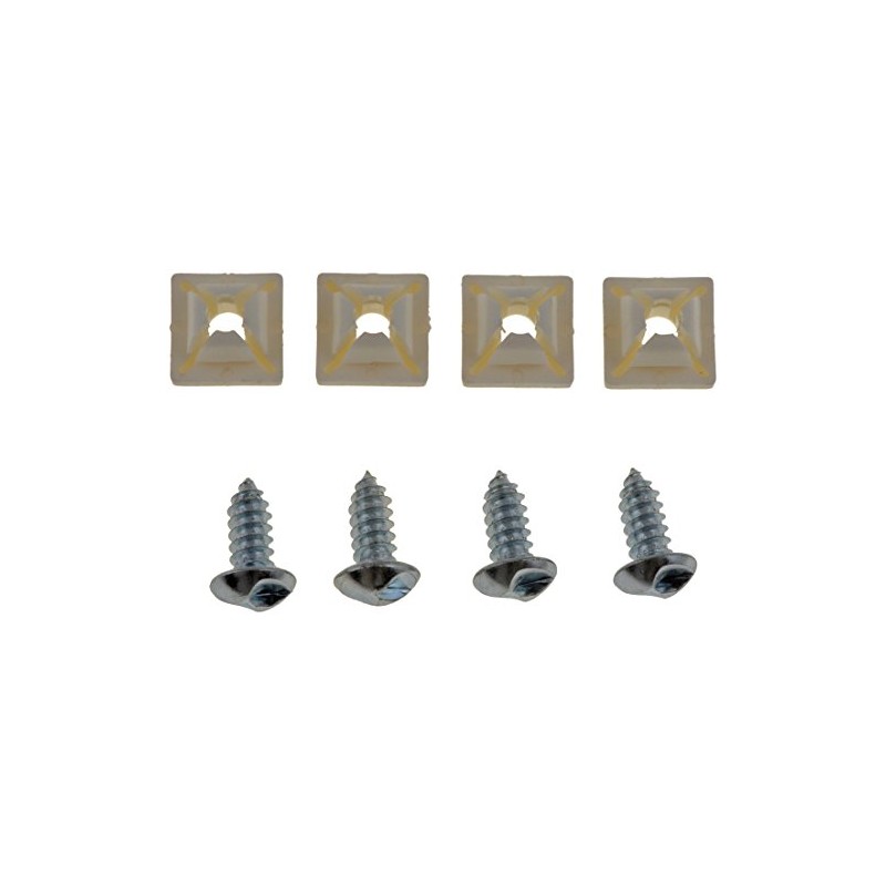 Dorman 49258 License Plate Screw Kit, 4 Pack Universal Fit