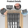 LLOUSSAK 2 Pcs 70 Pockets Over the Door Shoe Organizer,