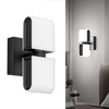 Aipsun Black Wall Sconces Hardwired Modern LED Sconces Wall Lighting