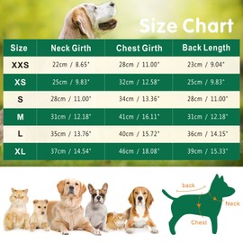Dolahovy Dog Surgery Recovery Suit,Pet Recovery Shirt Cone E-Collar Alternative Pet Vest for Abdominal Wounds Medical Dog Bodysuit with Legs for Female Male Small Medium Dogs Cats (S, Green)