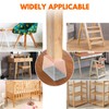 Rectangle Chair Leg Protectors for Hardwood Floors,16 PCS Silicone Covers