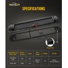 Partsam Eagle-Wing LED 3rd Third Brake Light with Strobe High