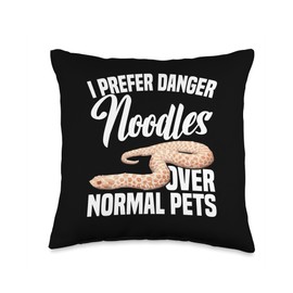 Hognose Snake Stuffed Animal Ring Hide Hognose Snake Throw Pillow