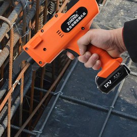 WUPYI Handheld Automatic Rebar Tier Tying Machine Reinforcing Steel Strapping Machine Tool Kit Steel Bar Rod Tying Binding Tool,for 8-34mm