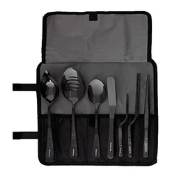 TERECHE Plating Tools Set, Culinary Professiona Chef Plating Kit,11 Piece Culinary Plating Set, Black (7)